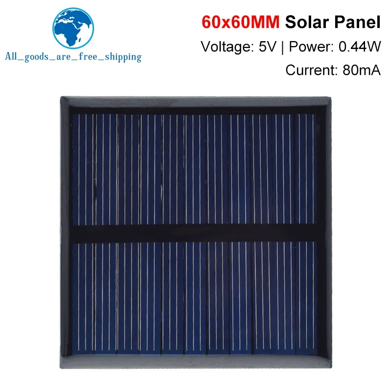 1PCS 60Mm Solar Pan… - image