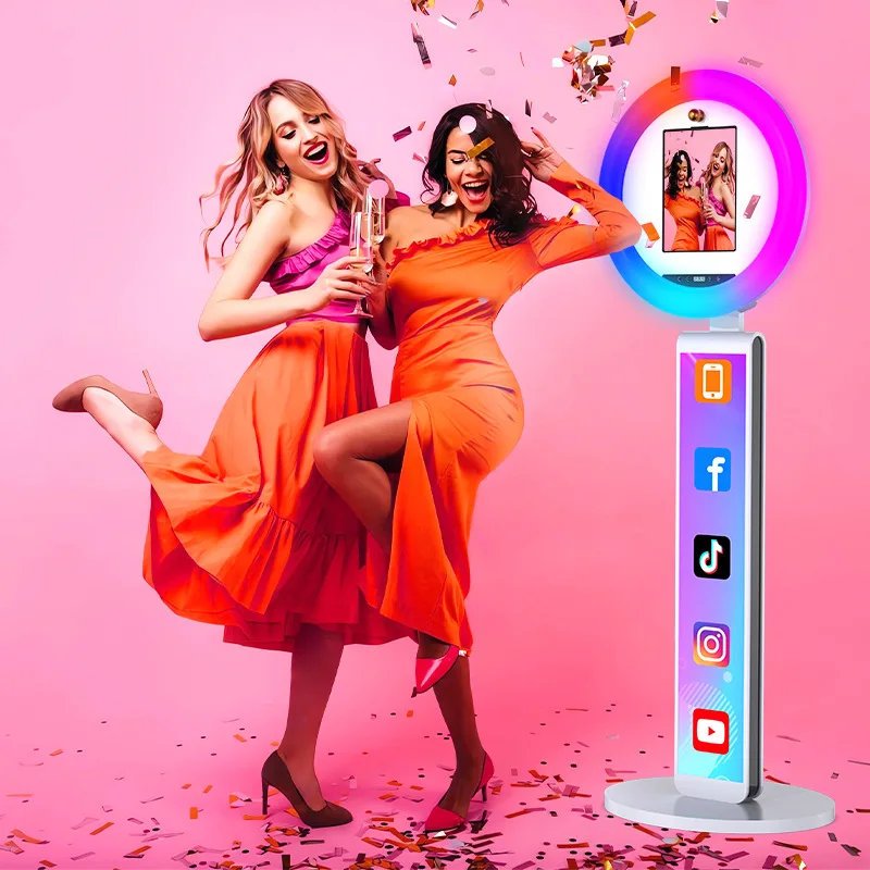 Flat photo booth wedding party photo selfie light, foreign trade multi-function