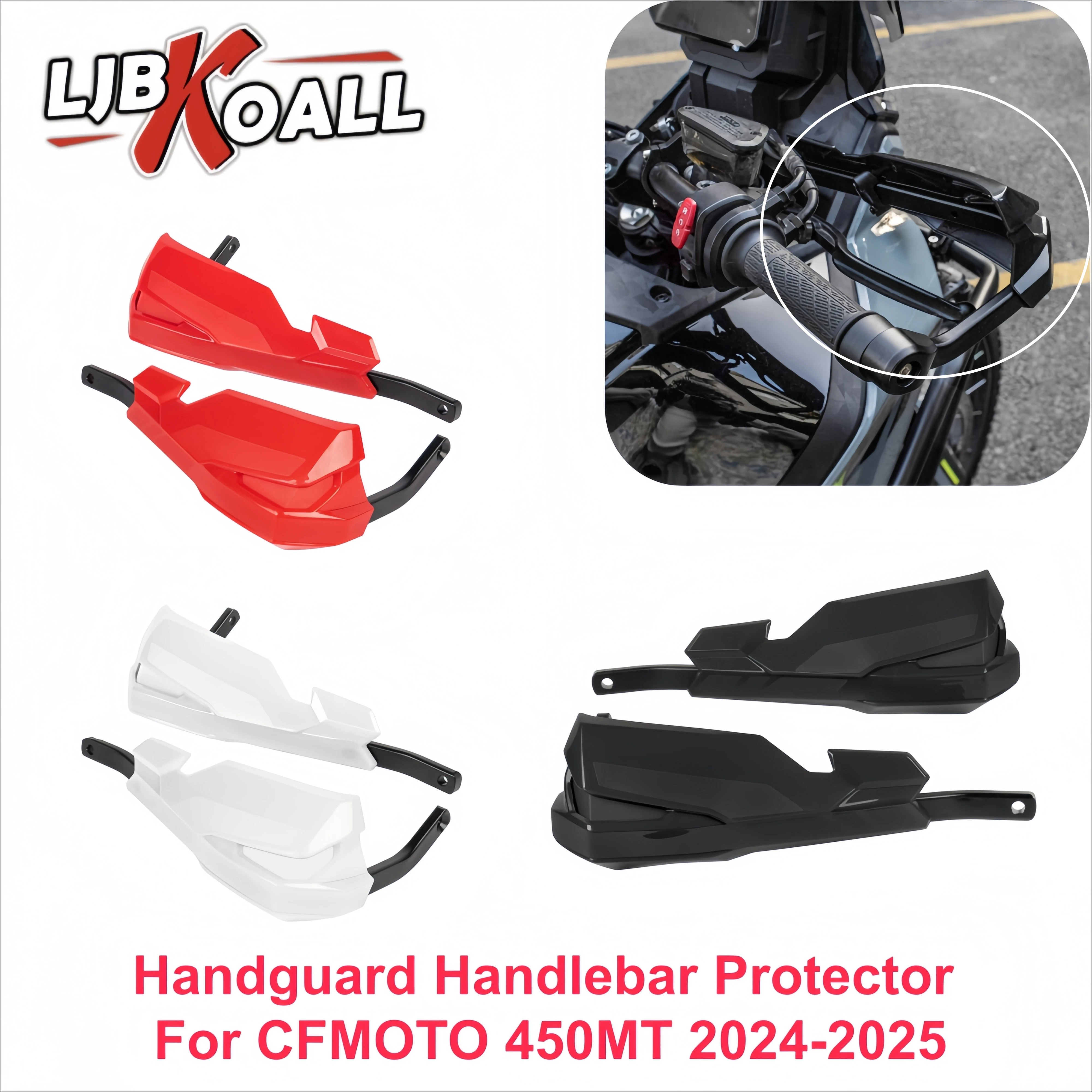 

Handguard Handlebar for CFMOTO 450MT 2024-2025 Hand Guards Lever Protector for CF 450MT Hand Guards Shield Handle Protector
