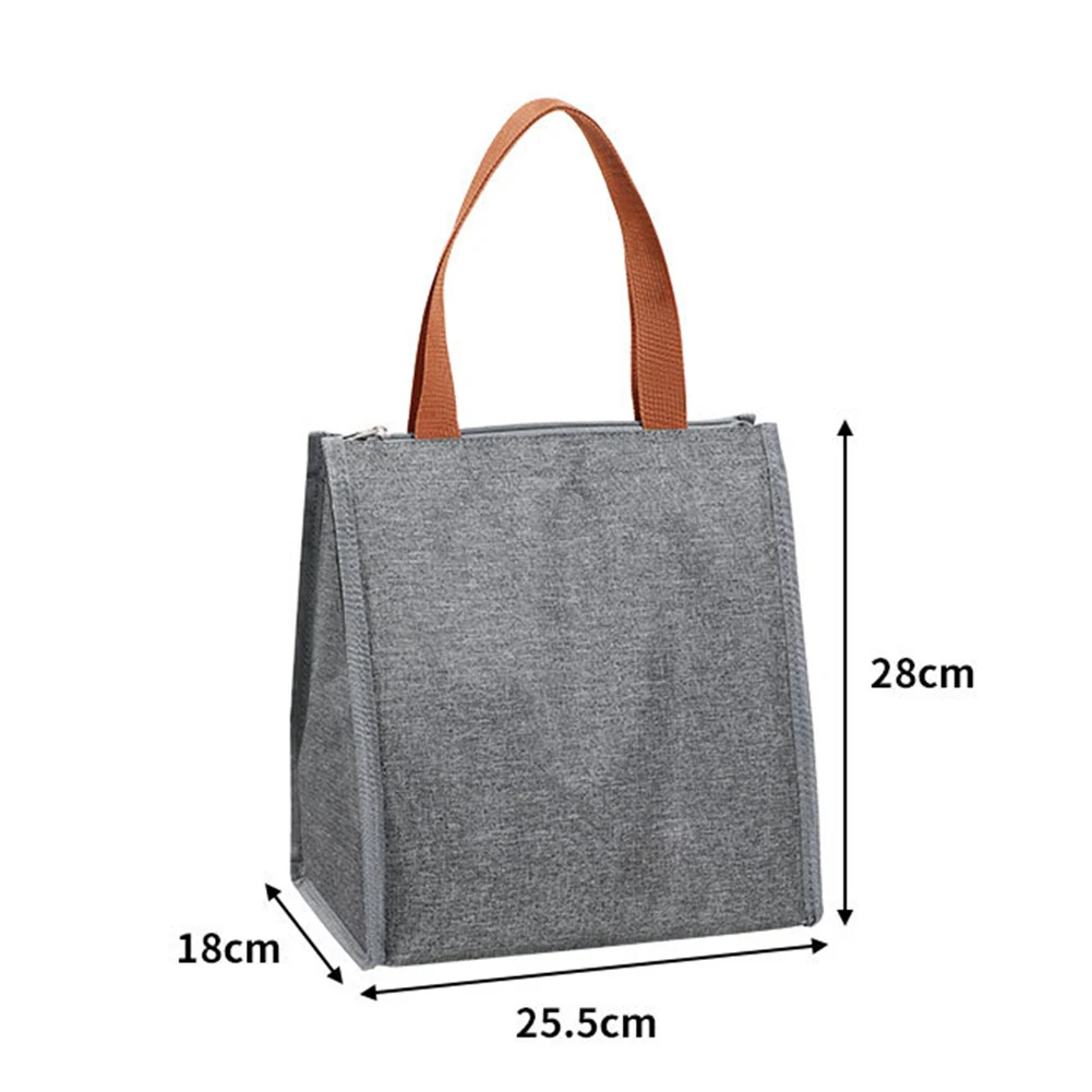 Borsa termica con cerniera borsa termica per il pranzo borsa termica per congelatore di grande capacità con pellicola in alluminio cationico per Picnic in campeggio