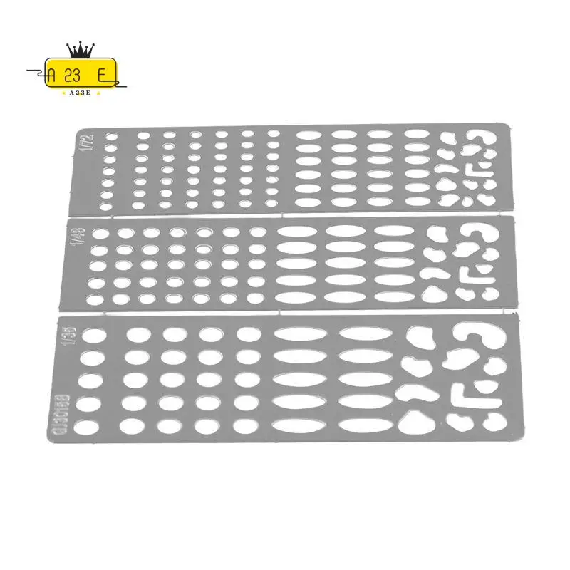 A23E-Scale Static Grass Planting Template Tool For Electrostatic Flock Applicator Scene Sand Table