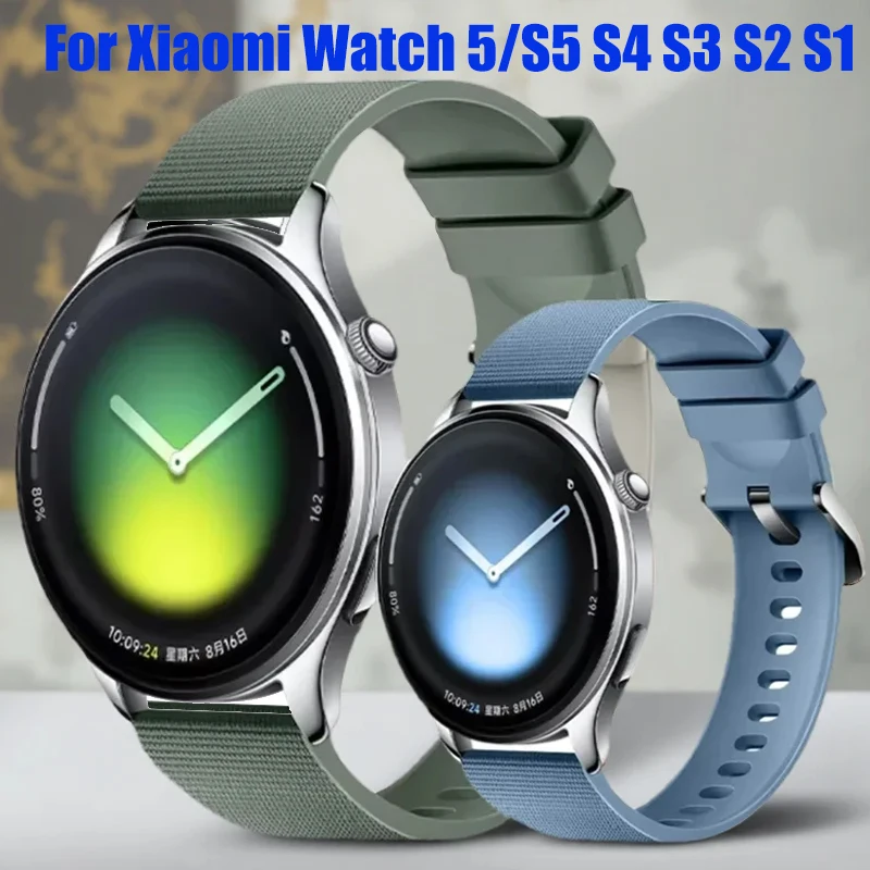 �y�Z�[�����zXiaomi Watch S5 S4 S3 S2 S1�p�����V���R���X�g���b�v �X�|�[�c�u���X���b�g 22mm���X�g�o���h Xiaomi Watch 5/Mi Color 2/2 Pro/S1Pro�Ή�