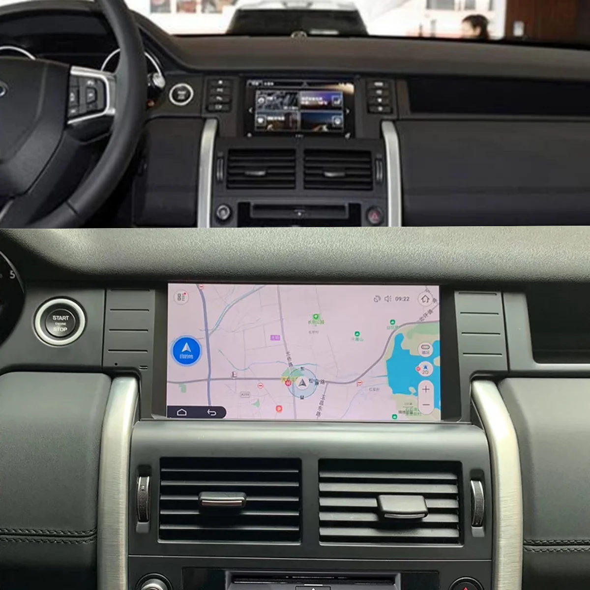 Android 14 Car Radio Multimedia Player For Land Rover Discovery Sport L550 2015-2019 Touch Screen GPS Navigation Stereo HeadUnit