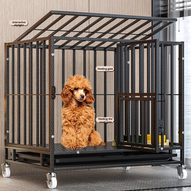 

Customized Design Pet House Cages Metal Art Husky Temporary Playpen Large Cat Outdoor Kennel With Double Doors for Dogs