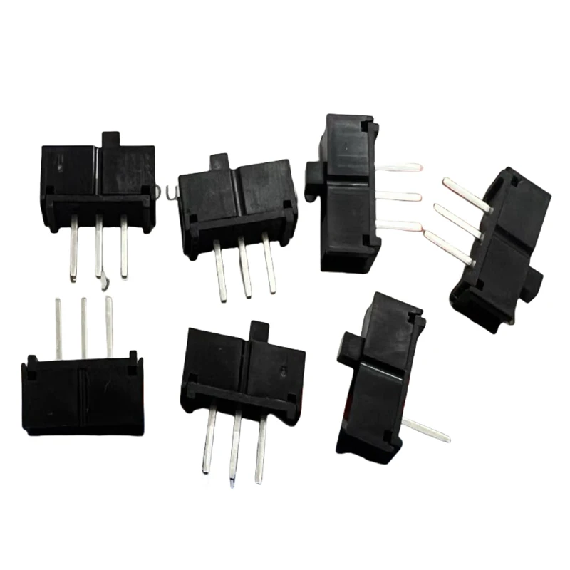 

2pcs/lots Imported U.S.A. E-SWITCH EG1218 Microminiature Toggle Switch 3-pin 2-speed All Plastic Slide 1 position