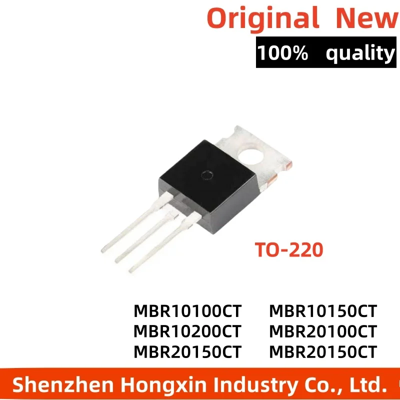 

10 straight insertion MBR B 10100 10150 10200 20100 20150 20200 CT G Schottky rectifier diodes