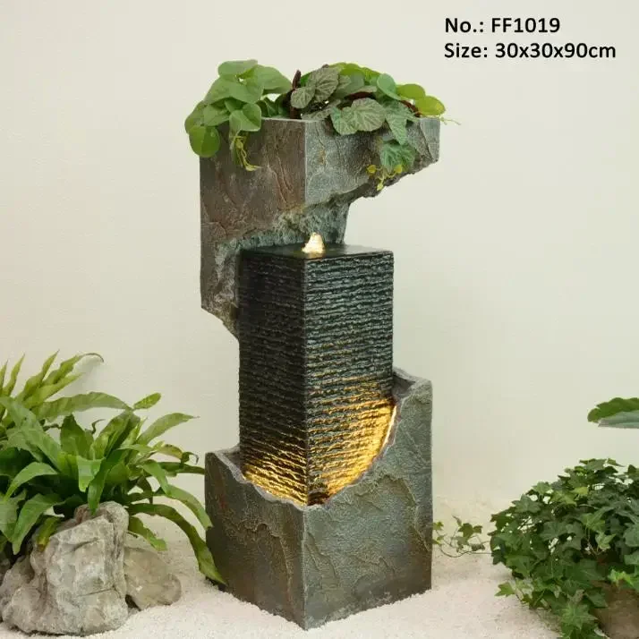 

European-style circulating water ornament, office household, living room, entrance to make money and attract wealth, outdoor