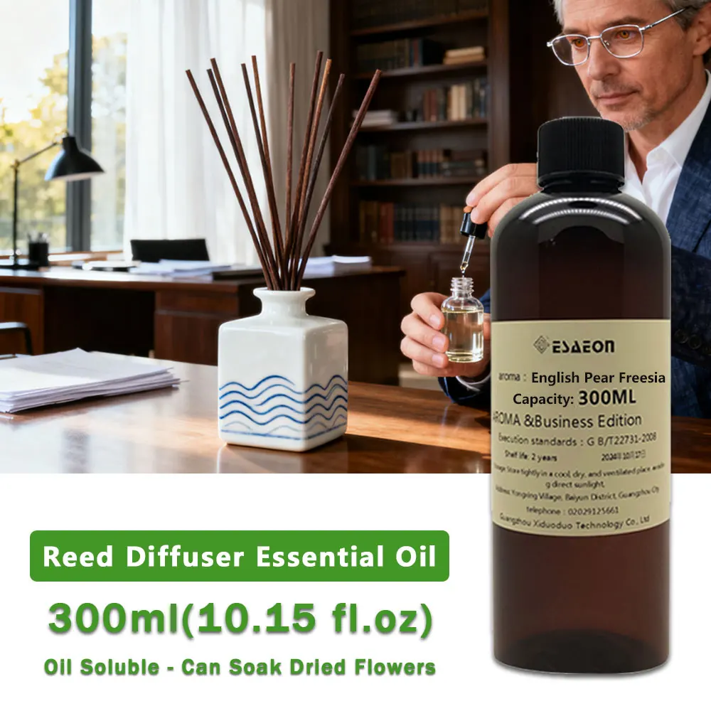 ESAEON 300ml (10.15 fl.oz) Freesia Essential Oils, Diffuser Supplement Liquid - For Reed Diffuser & Automatic Fragrance Sprayer