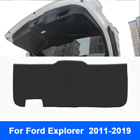 Для Ford Explorer 2011-2025 багажник автомобиля защитная накладка на заднюю дверь багажник из искусственной кожи антигрязная декоративная накладка аксессуары для интерьера
