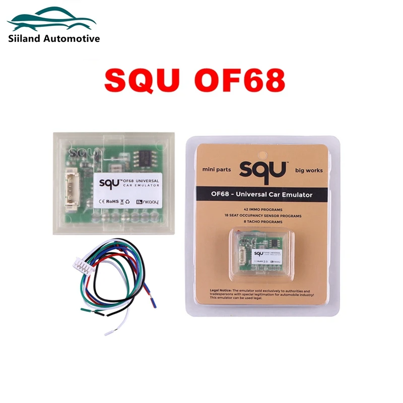 

Multiple Options SQU OF68 OF80 Universal car emulator SQU OF68 OF80support IMMO/Seat accupancy sensor/Tacho Programs