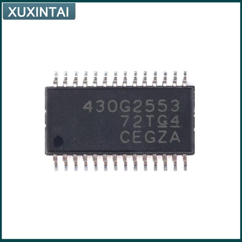 10Pcs/Lot  New Original  MSP430G2553IPW28R MSP430G2553  Microcontroller IC 16-Bit 16MHz 16KB (16K x 8) FLASH 28-TSSOP