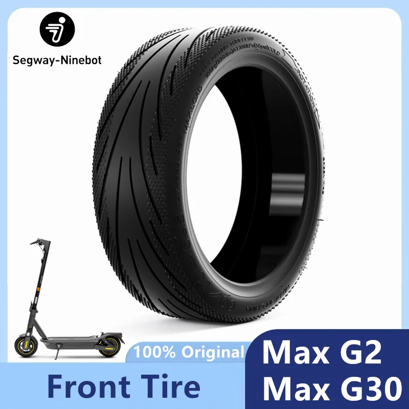 Original Jelly Tyre For Ninebot by Segway Max G30 G30P G30E G30LP G30LE G30D G2 G2E G2D Scooter Front Tire Rubber Vacuum Tire