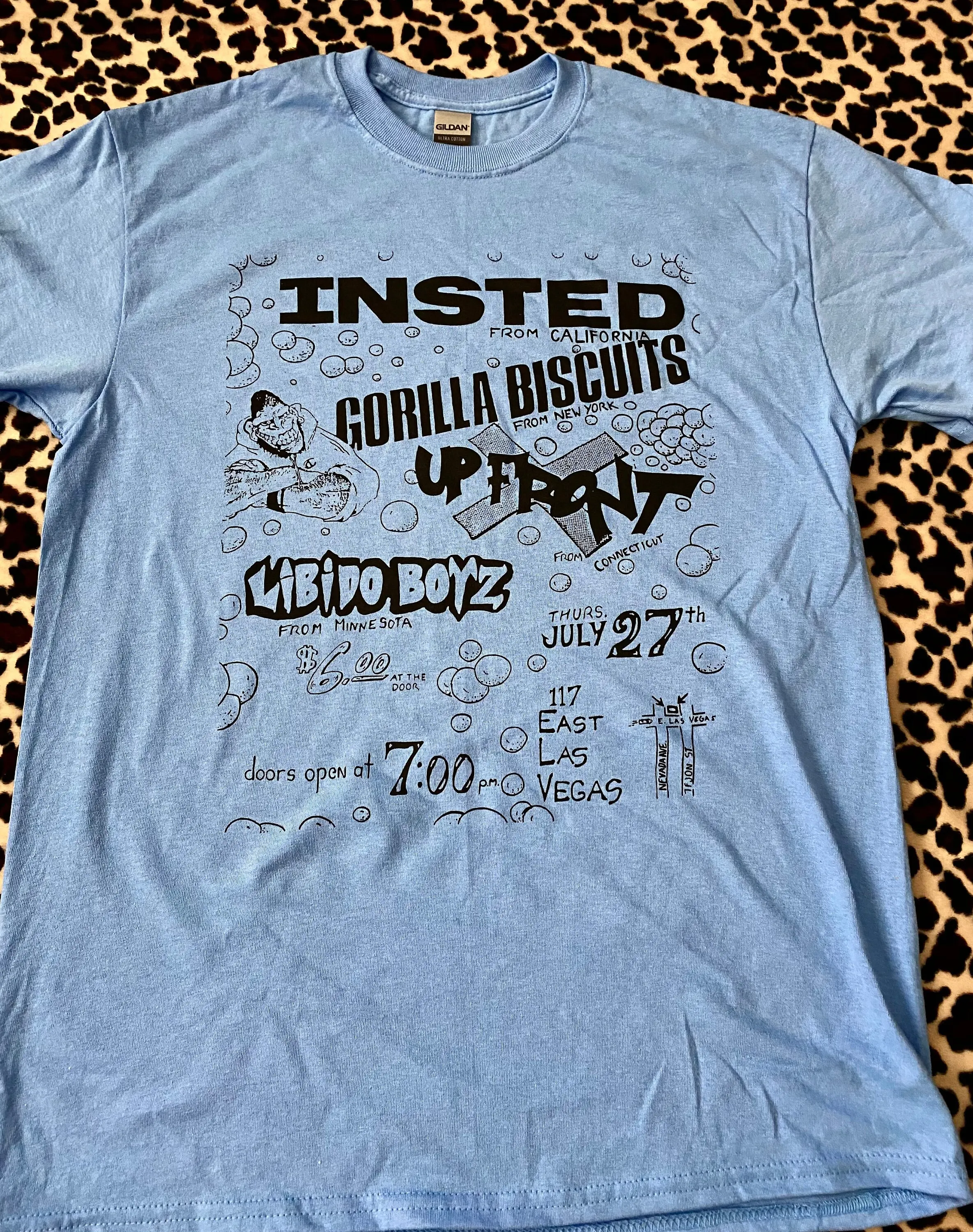 Insted Gorilla Biscuits Vintage Flyer T Shirt