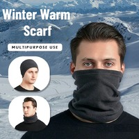 Winter Neck Scarf Warm Windproof Polar Fleece Ski Tube Outdoor Sport Cold-proof Thermal Cycling Snowboard Face Cover Neck Gaiter