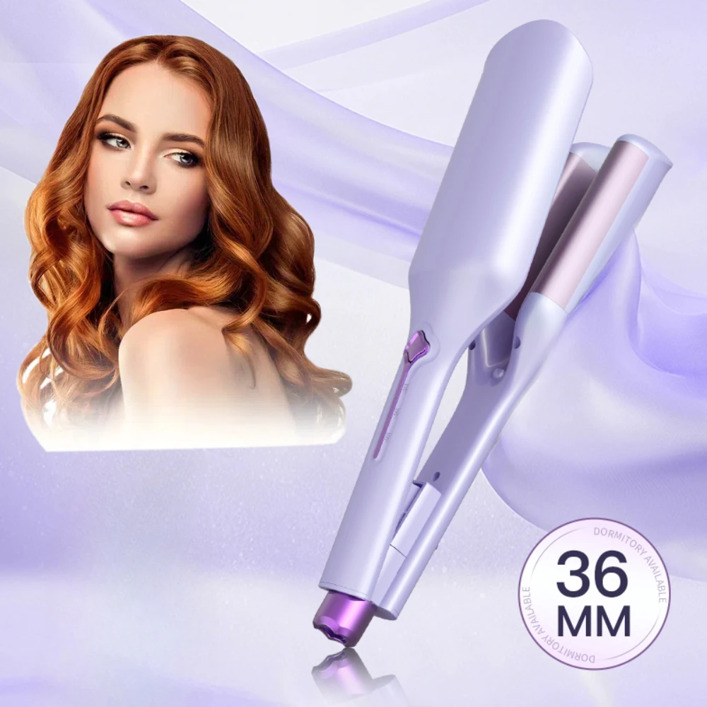 

36mm Deep U-Shaped Curling Iron - Professional Hair Technology, Easy-to-Use Hair Crimper for Women, Perfect Mothers Day Gift,