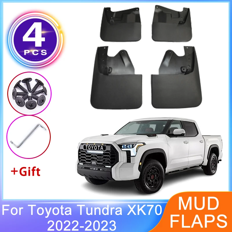 

Mudflaps For Toyota Tundra XK70 MK3 2022 2023 Car Front Rear Mudguards Splash Guards Fender Upgrade Wheel Protector Accessories