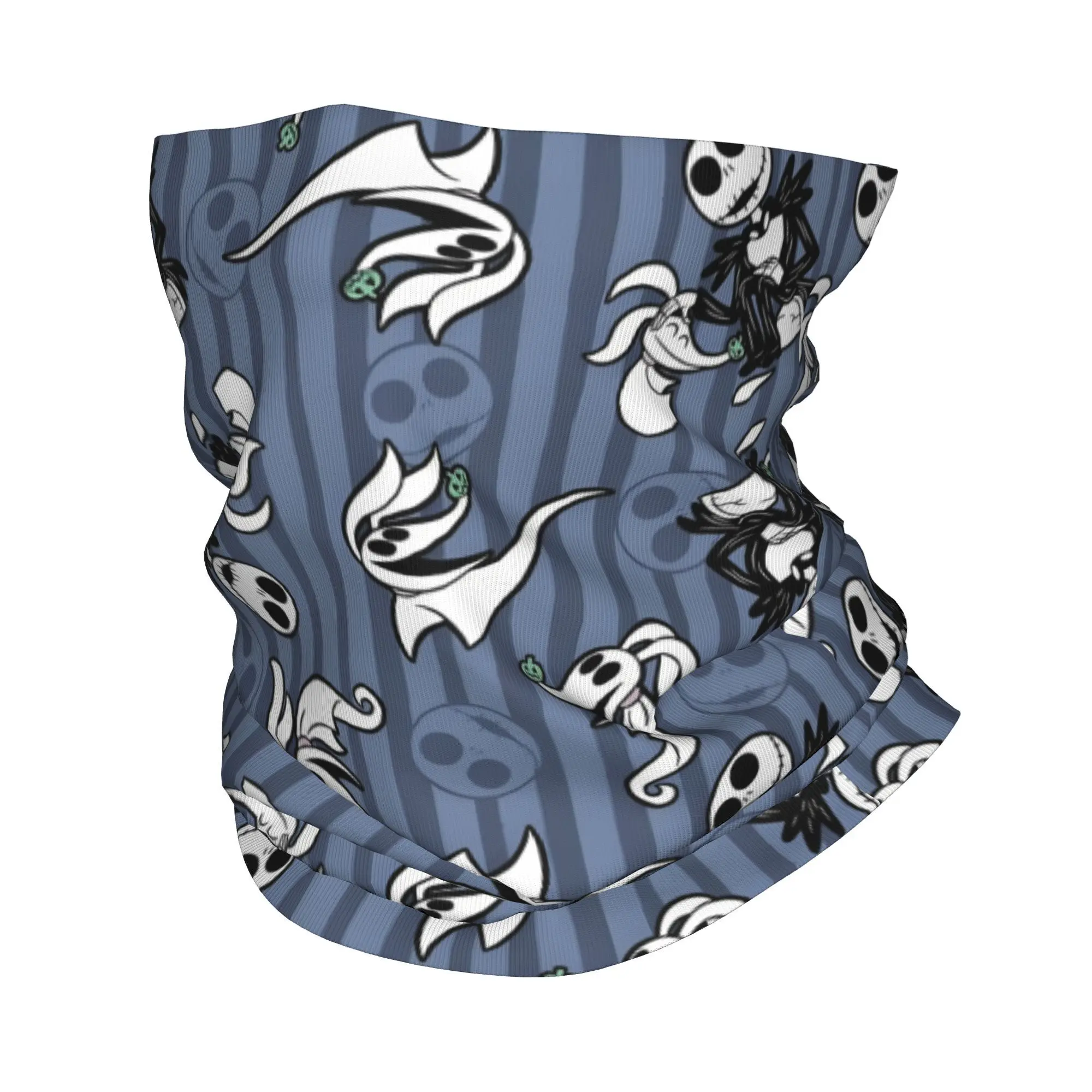 Bandana de pesadilla antes de Navidad, calentador de cuello para hombres y mujeres, bufanda de invierno para esquí y senderismo, polaina gótica Jack Skellington, cubierta facial