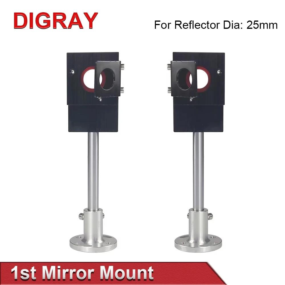 DIGRAY Co2 Laser Head First Mirror Mount Dia.25mm Reflective Mirror Integrative Mount for Laser Cutting Machine.