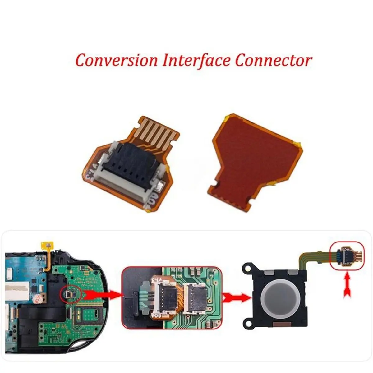 5PCS for 2000 to 1000 3D Joystick Conversion Socket for Analog Conversion Socket