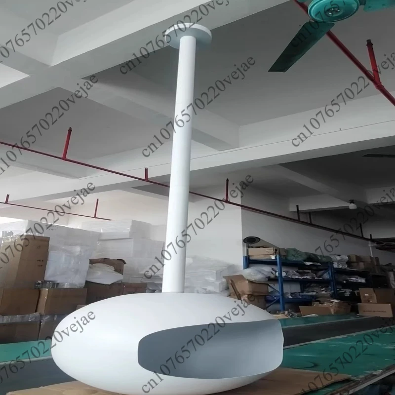 Internet Celebrity Outdoor Flying Saucer Floor-to-ceiling Real Fireplace Decoration Home Villa Heating Lamp