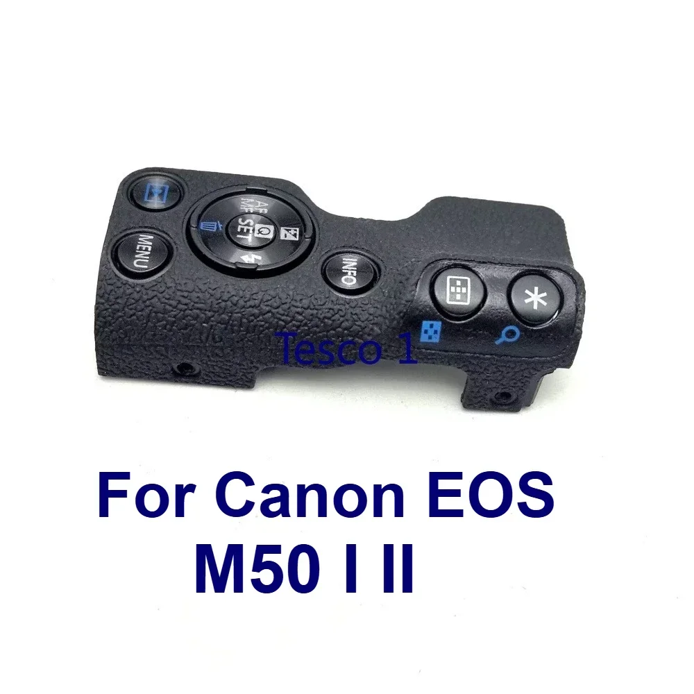 Botón trasero de menú original nuevo (botón de información de función de menú) piezas de repuesto para cámara Canon EOS M50 I II M50II
