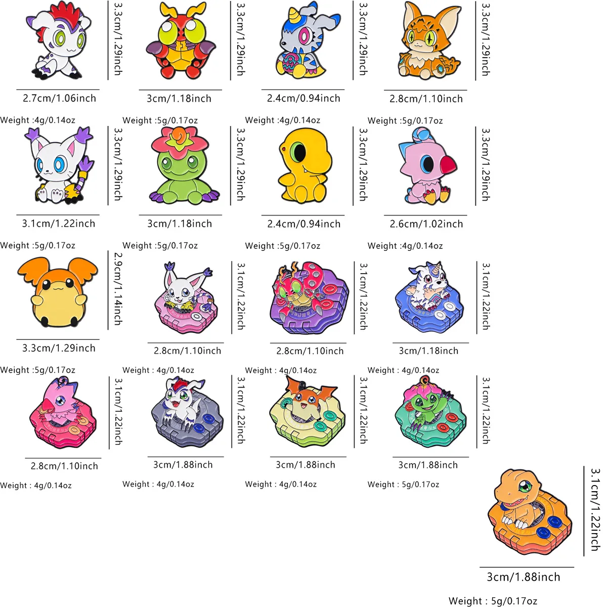 Gemischtes 17-teiliges Anime-Emaille-Pin-Set: Abenteuer-Spiel-Cartoon-Anstecknadeln, niedliche Abzeichen und Broschen für Kleidung, Rucksäcke, Schmuckgeschenke für Freunde – Detail 6