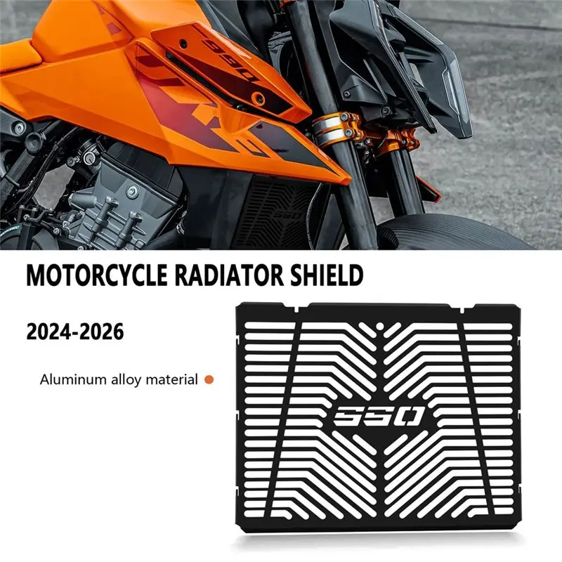 ABOK-For 990 Duke Oil Cooler Protector For 990 Duke Radiator Guard For 990 Duke Motorcycles Accessories Orange