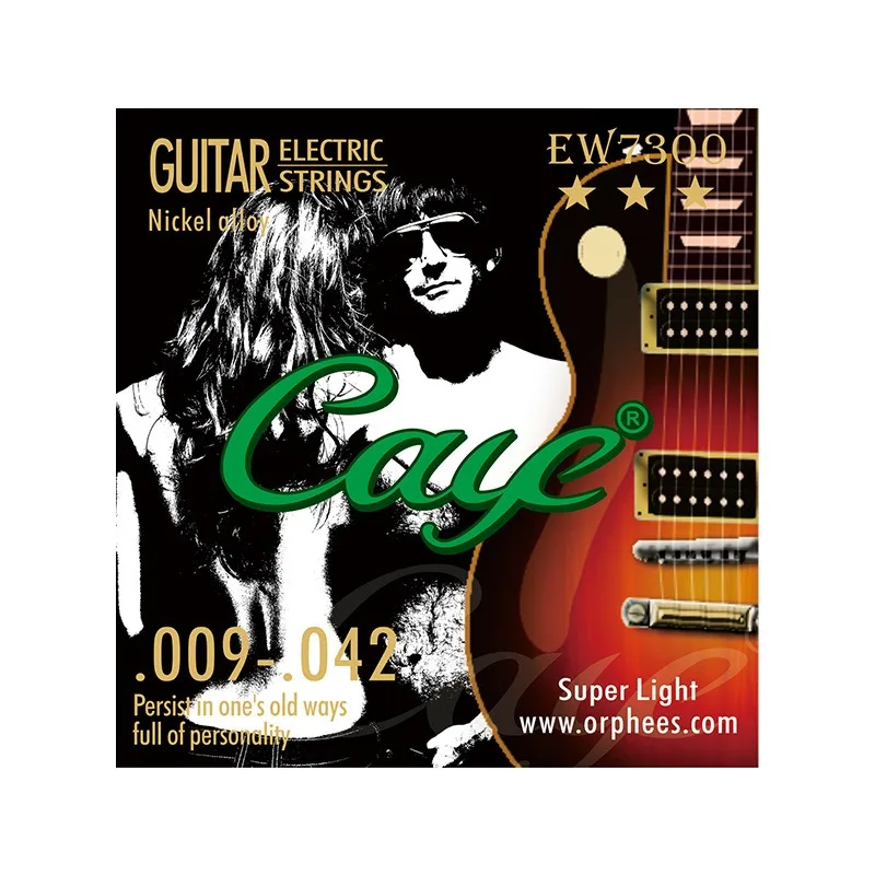 

10 шт., струны для электрогитары Caye Cross, никелированные струны, шестиугольные гитарные струны из сплава, аксессуары для музыкальных инструментов