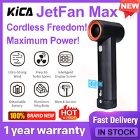 Kica JetFan Max Turbofan Powerful High-Speed Fan 85000RPM Violent Turbo Fan for Lawn Care 5.5h Battery Life Air Duster Cordless