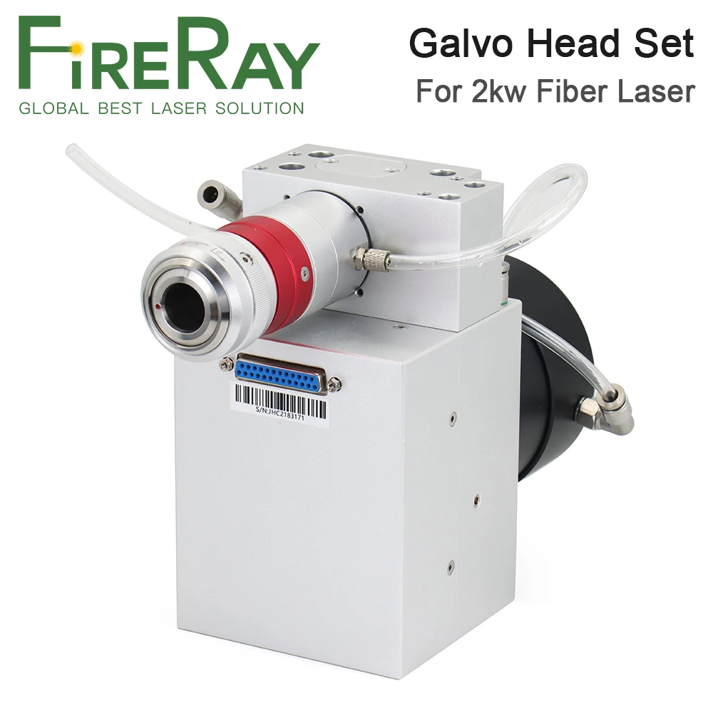 FireRay HP10-2000 Galvo Scanner Apeature 10mm Galvo Head Set with Scan Lens and Beam Combiner for 2000w Fiber Laser Source