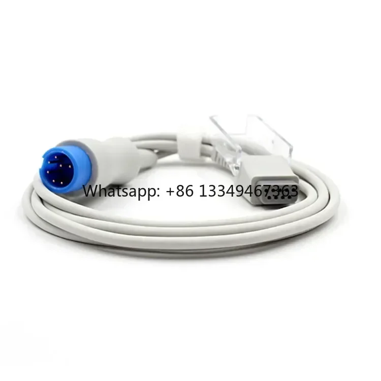 cable-de-extension-adaptador-de-sensor-compatible-con-mindray-beneview-t5-t6-t8-spo2-spo2