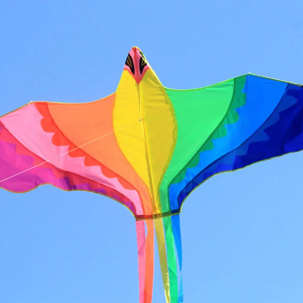 3D Phoenix Kite Giant Easy to Fly Long Tail Single Line Kites for Beach Toy