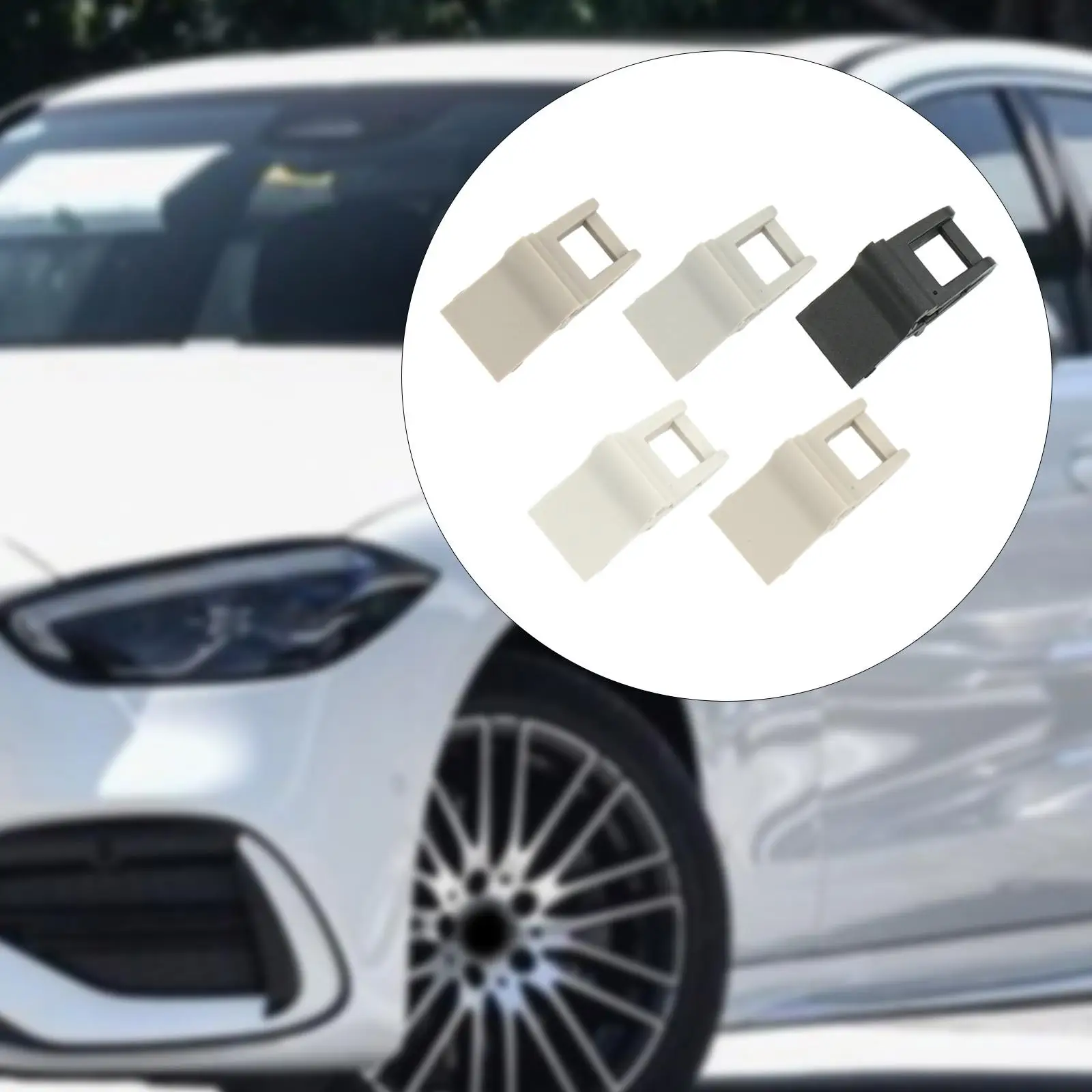 Ceiling Handrail Clip Replacement Durable Plastic Car Accessory for Benz G W463 S W222 ML GL W166 view 3