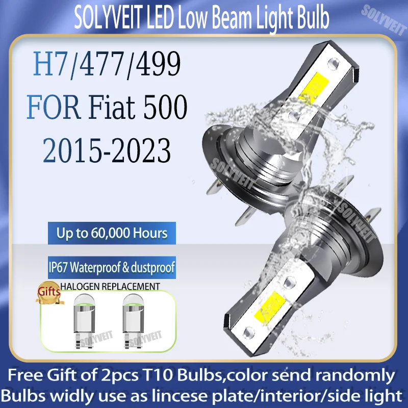 

Just connect and conquer the dark with 4500LM 6000K white 12v Low Beam For Fiat 500 2015 2016 2017 2018 2019 2020 2021 2022 2023