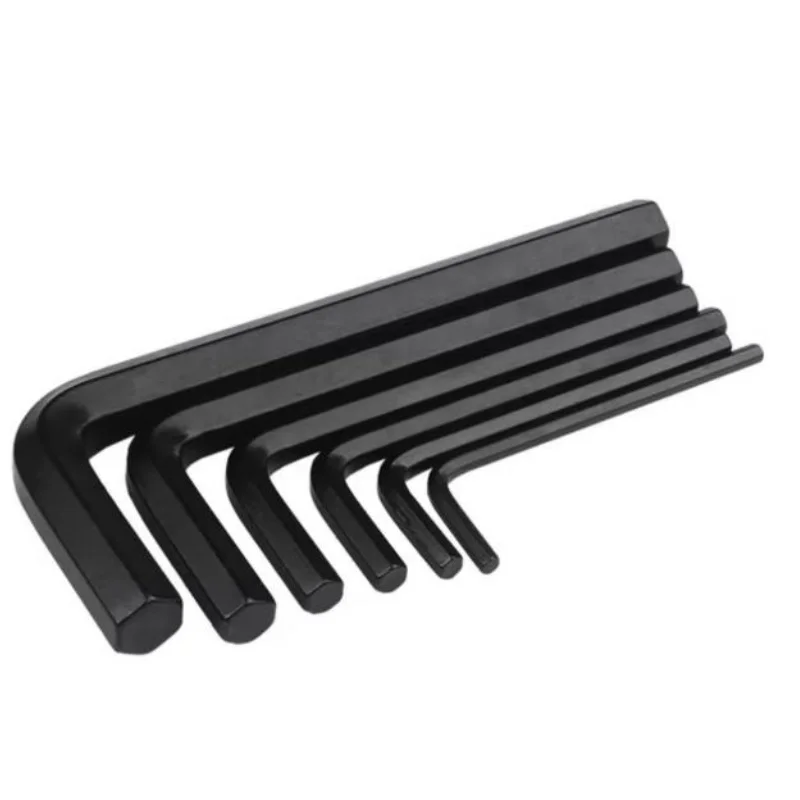 1-20 Stuks L Vormige Multifunctionele Inbussleutel M0.7M0.9M1.27M1.5M2M2.5-M17 Platte Kop Zeshoekige Schroevendraaier Thuis Fiets Reparatie tool
