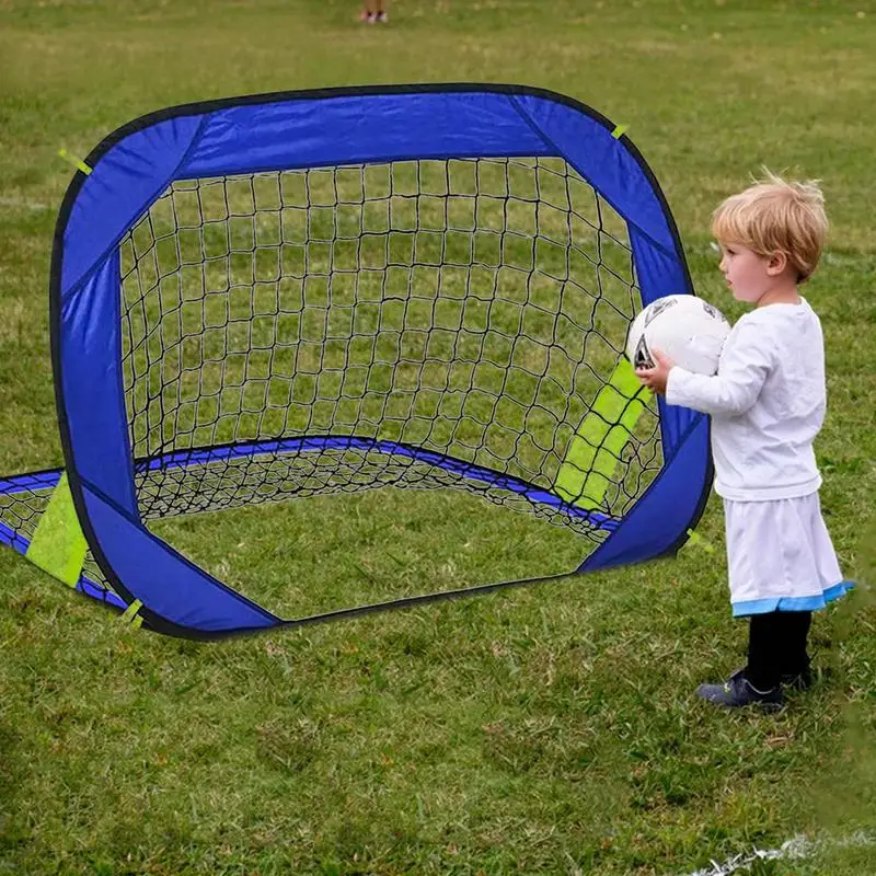 Pop Up Soccer Goal Soccer Goal Training Net Foldable Versatile Lightweight Training Equipment For Kids Family Adults Friends For