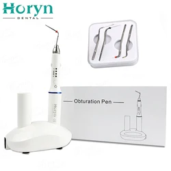 Dental Wireless Cordless Gutta Percha Obturation System Endodontic Endo Heated Pen 4 Tips And 2 Batteries