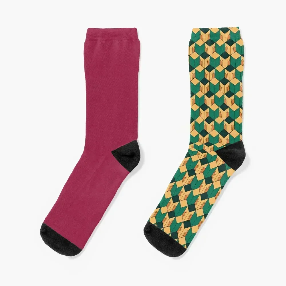 

Tomioka pattern Socks Run fashionable anti-slip professional running Socks Girl Men's
