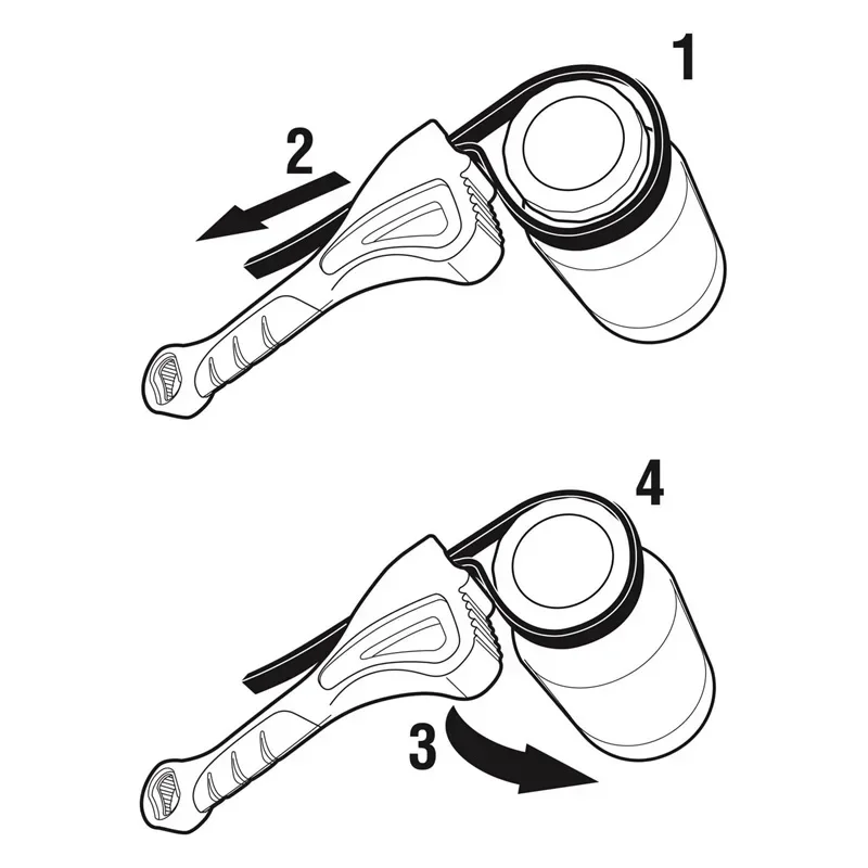 Chiave per cintura da 6/8 pollici Estrattore per filtro olio Chiave per cinghia regolabile Chiave per catena Strumento di smontaggio per la manutenzione del veicolo