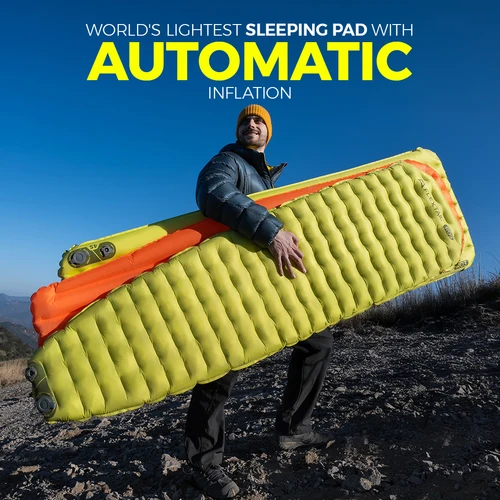FLEXTAIL TINY SLEEPING PAD - Colchoneta para dormir aislada con bomba incorporada, inflado/deflación automática, diseño liviano