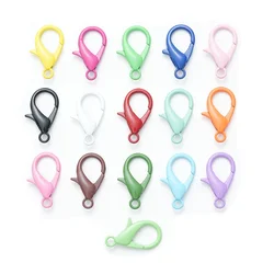 12 14 16 21mm Metal Lobster Claw Clasps Hooks Key Chain Connector for DIY Jewelry Making Findings Supplies DIY Crafts