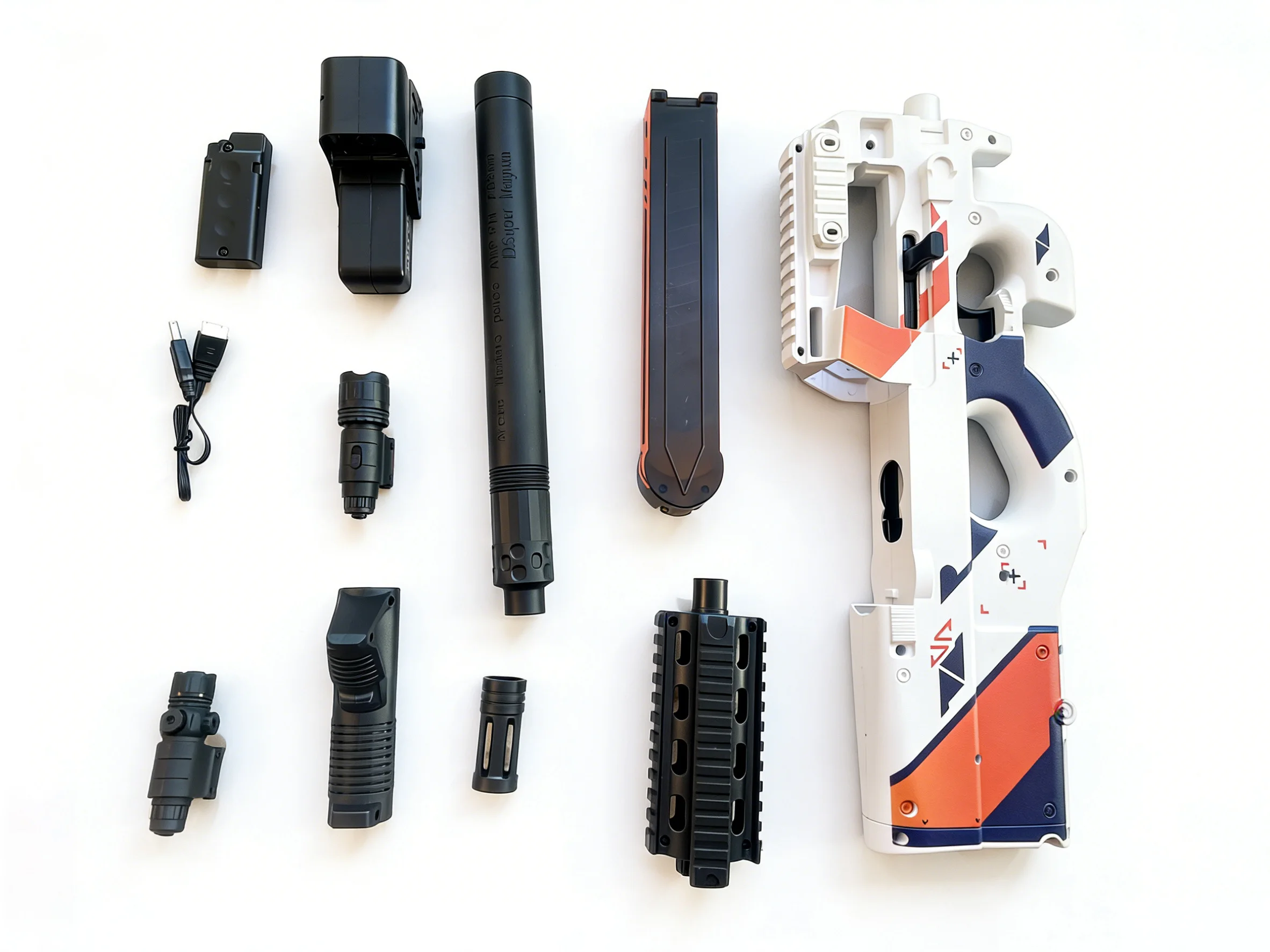 The Perfect Gift P90 Full Auto Gel Blasters Big Size Long Range Gel Ball Blaster Gun Toys for Outdoor Games  For Adults & Teens