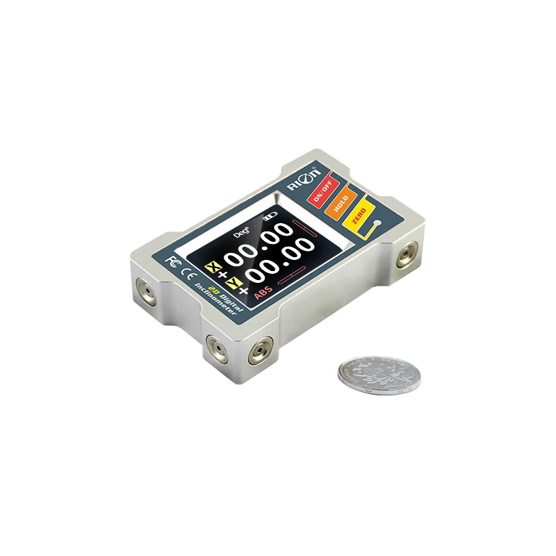Automatic measuring strong magnetic installation electronic level tilt meter DMI420 dual-axis digital display inclinometer