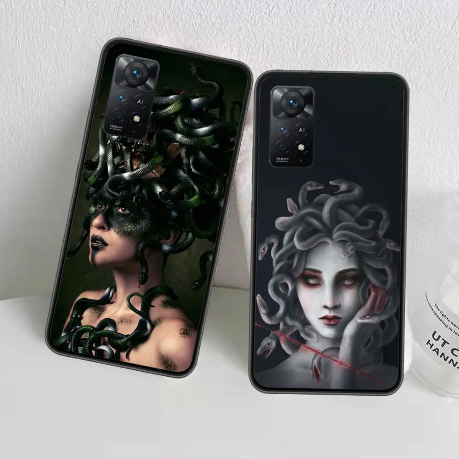 Medusa in ancient Greek mythology Phone Case For Redmi Note 14 13 Pro 5G Plus 12 12C 10 10A 10C 9 9A 9C 9T 8 8A K60 K70 Pro Xiao