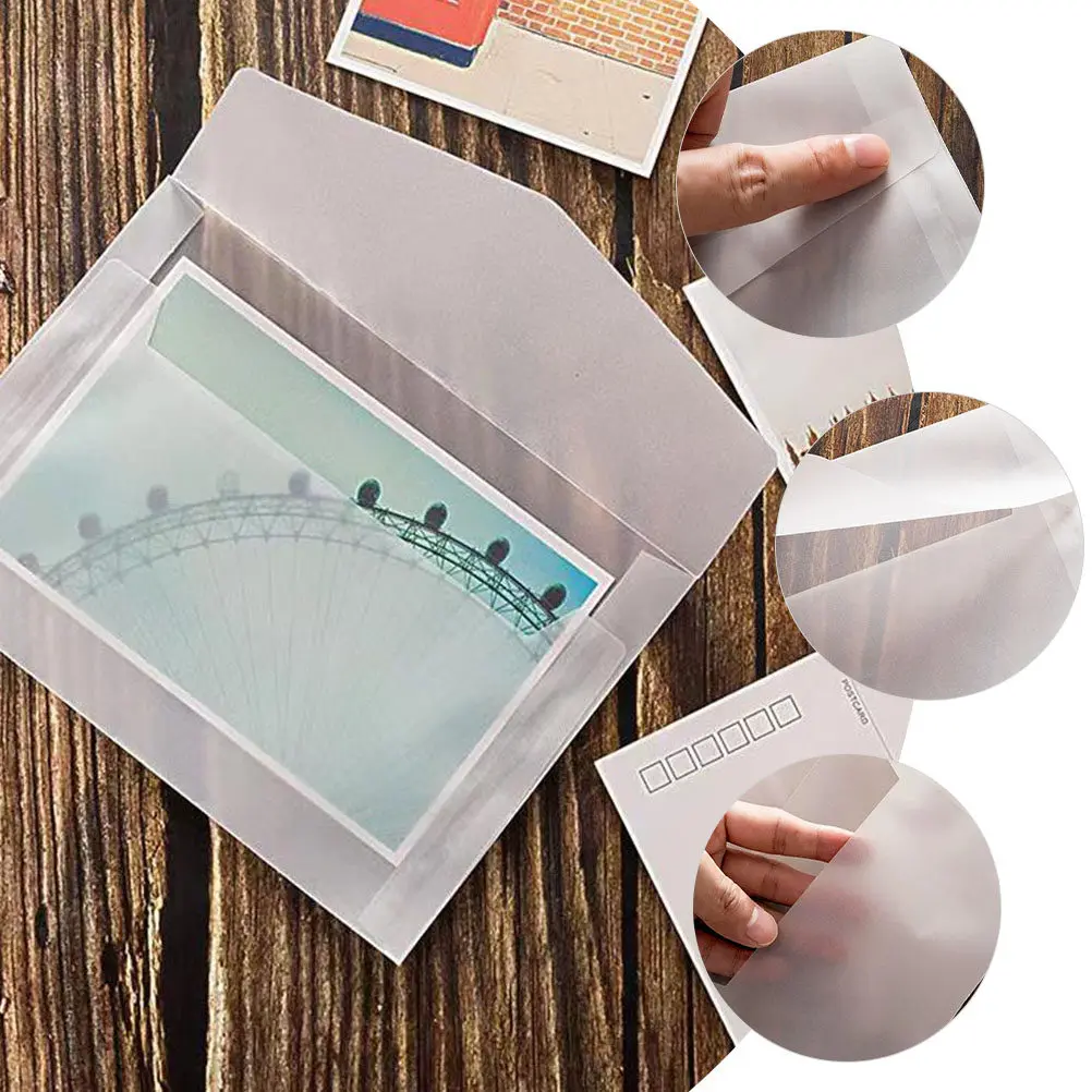 

20Pcs Premium Translucent Paper Envelopes for Cards Wrapping Invitation Envelopes Greeting Cards Envelope Liners Business Home