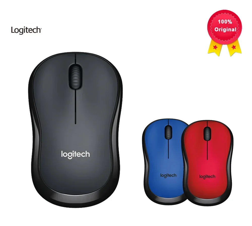 

Мышь Logitech M220 Беспроводная Бесшумная с 2,4 ГГц, Высококачественная оптическая эргономичная игровая мышь для ПК Mac OS/Window 10/8/7