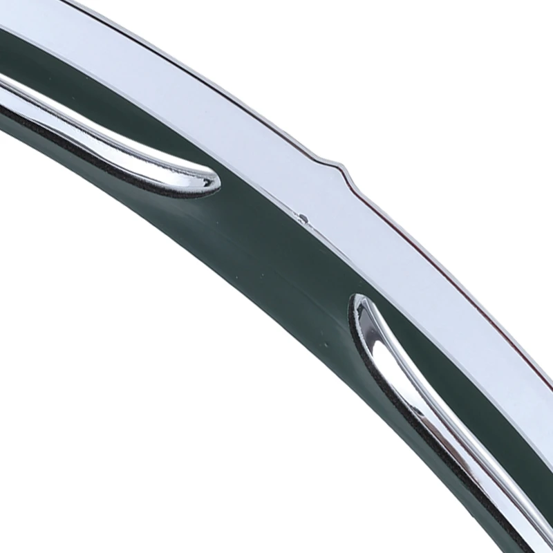 Motorcycle Chrome Rear Mud Flap Trailing Edge Cover Mudguard Flare Trim Tip For 2007-2016 Flstf Softail Fatboy