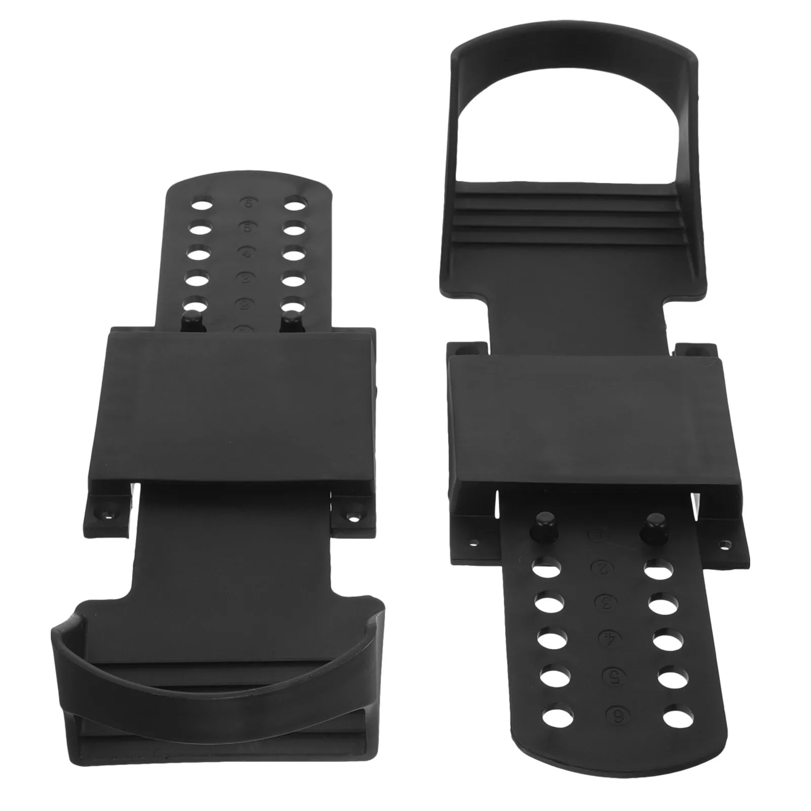 

Foot Pedal Fitness Machine Indoor Portable Exerciser Replacement Board Adjustable Non-slip Rowing Machine Pedals for Home