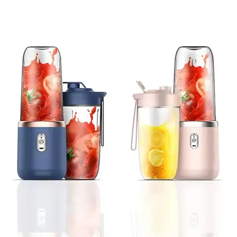 고품질 휴대용 미니 Juicers 400Ml 병 휴대용 스무디 믹서 컵 휴대용 신선한 Juicer 블렌더