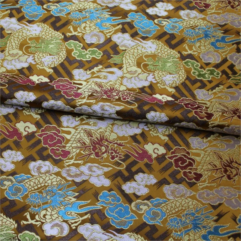 สไตล์จีนและฟิล์ม jacquard มือวาดผ้าตกแต่งผ้าไหมโบราณ